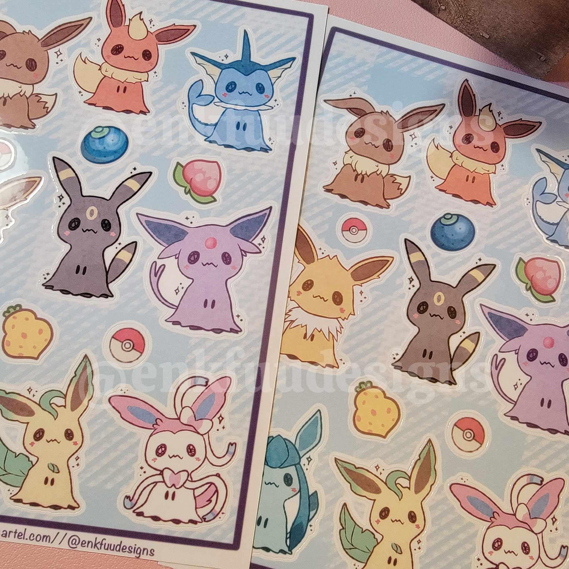 Cute Mimi-lutions Sticker Sheet | Cute Sticker Sheets | Gaming Sticker ...