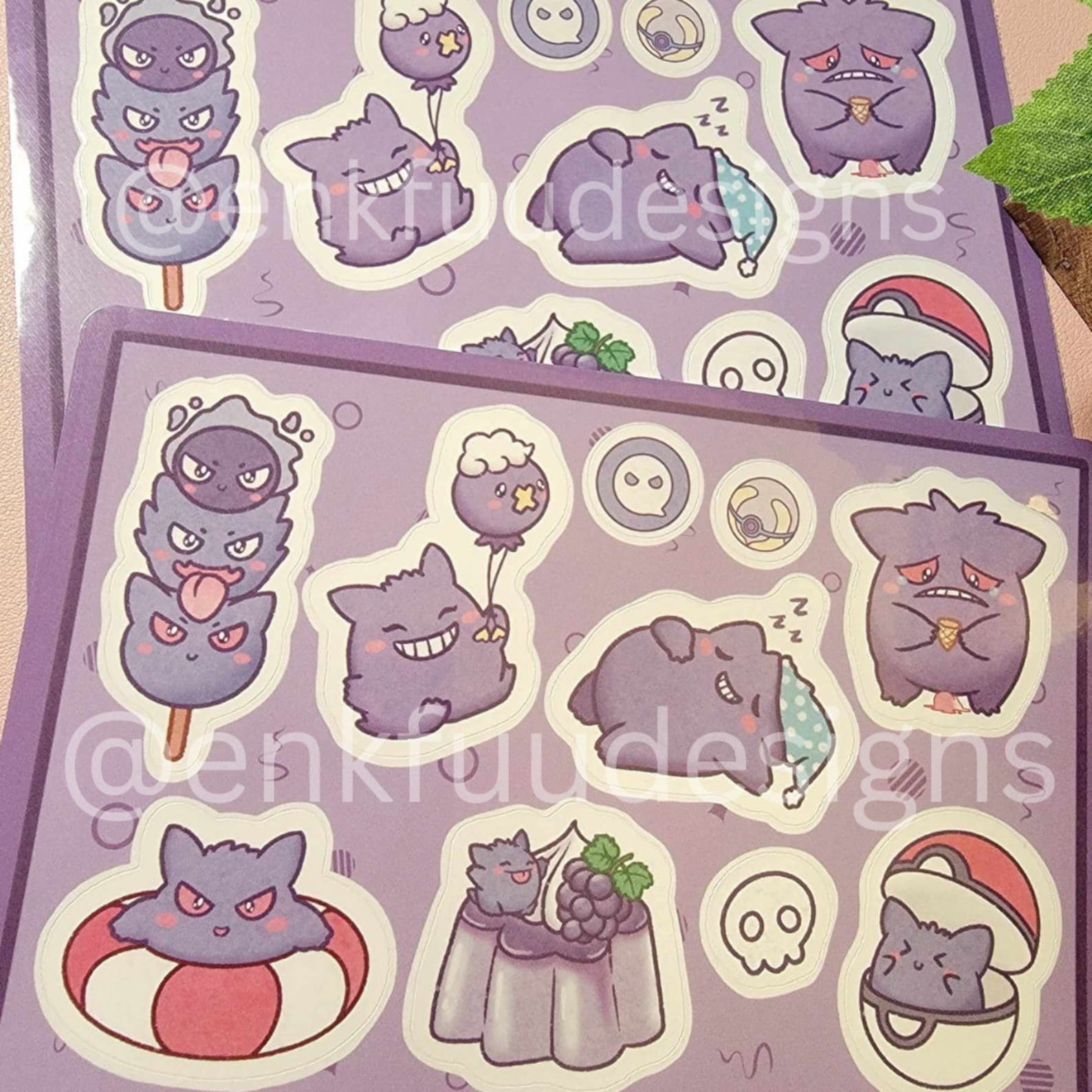 Cute Ghost Sticker Sheet | Cute Sticker Sheets | Anime Sticker Sheets ...