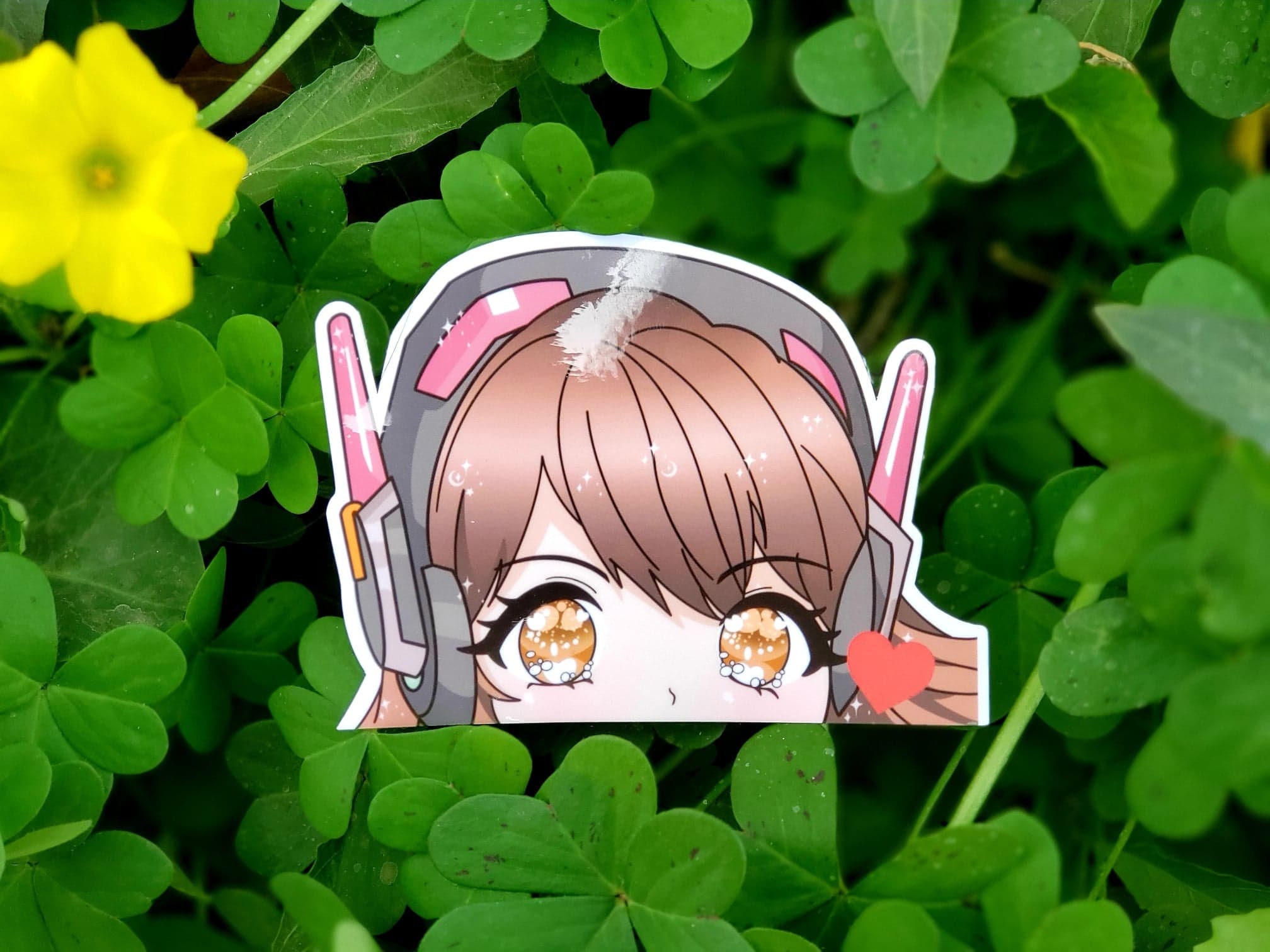D.VA Peeker Sticker | Overwatch | Anime Peeker Sticker | Cute Sticker…