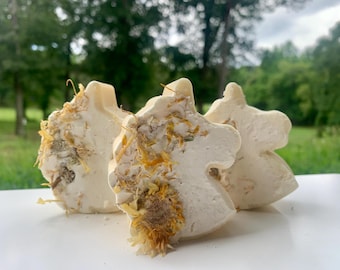 Calendula Kefir Tallow Soap Bar | Grass Fed Raw Milk Skincare