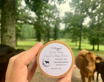 Whipped Tallow Cream – Ultra-Rich Natural Moisturizer, Handmade Skincare for Soft, Glowing Skin