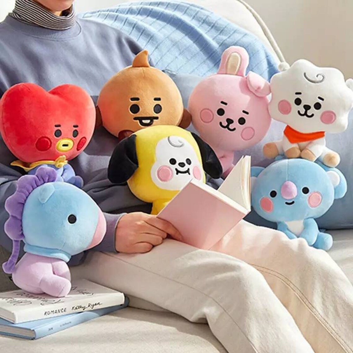 BT21 plush stuffed toy doll animal SheepRabbitHeart Horse Etsy