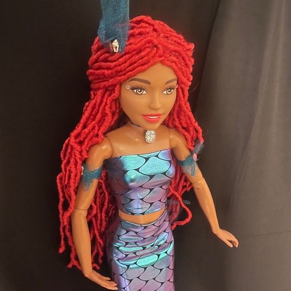 OOAK Mermaid 28” Doll