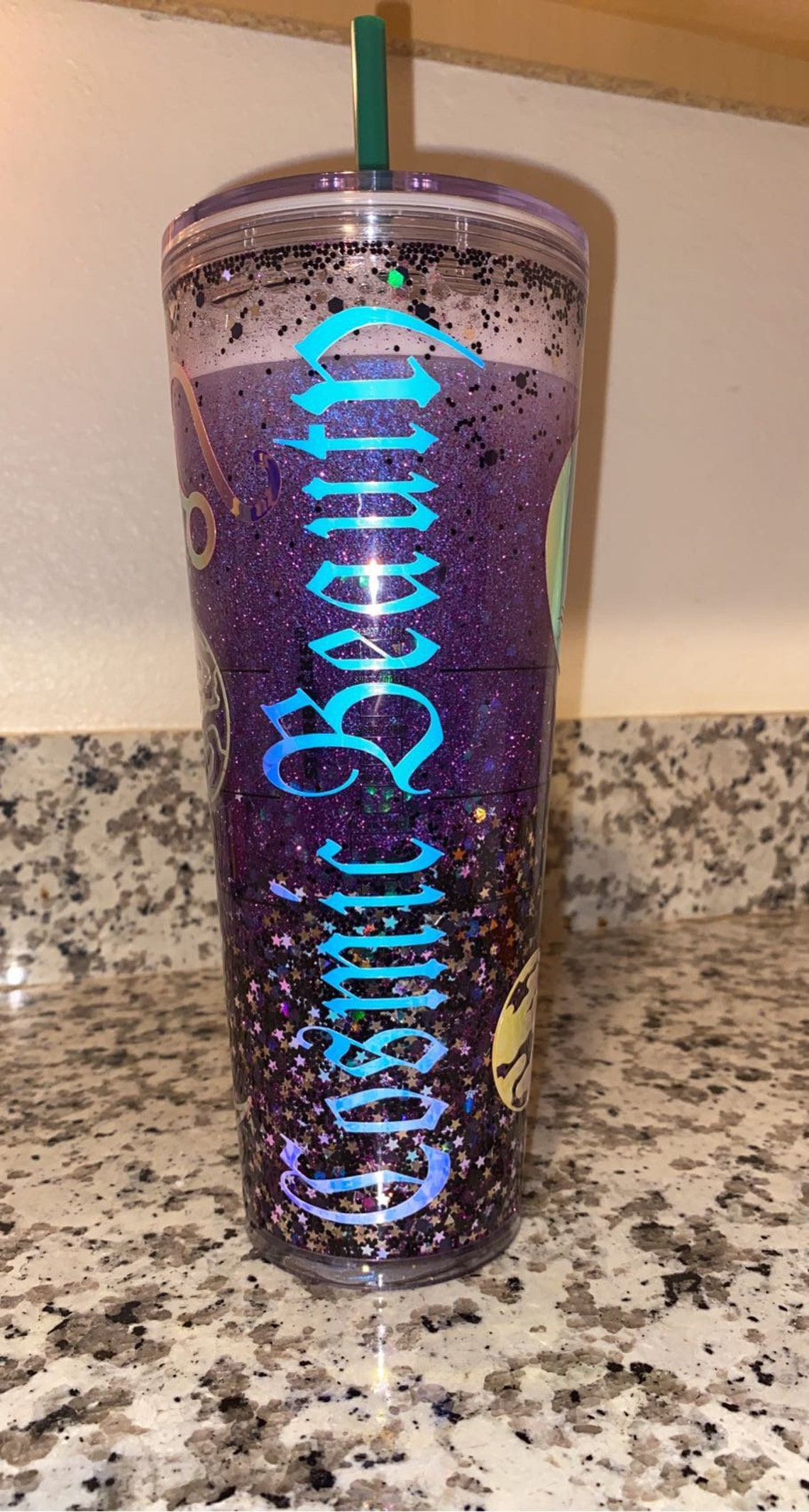 24 Double Wall Snow Globe Cup Etsy