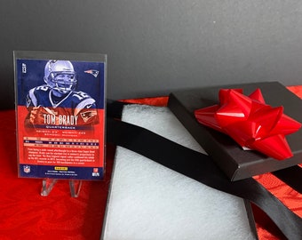 Sports Gift Tom Brady Card Collectible Christmas Gifts For Him Patriots Gift Wrapped