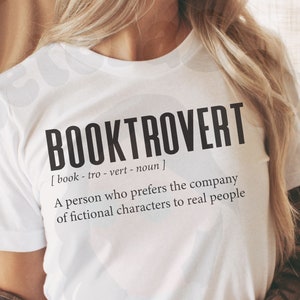 Booktrovert Definition Funny Book Lover Svg Png, Book Lover Svg, Teacher Svg, Librarian Svg, Reading Svg, Book Lover Gift Svg, Bookish Svg