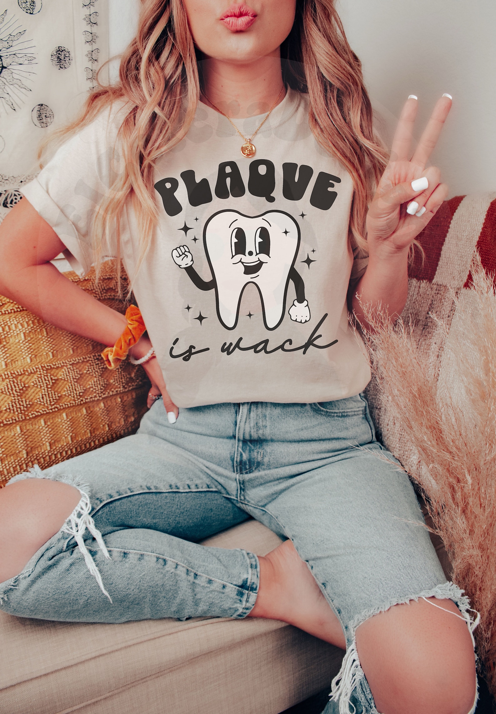 Plaque is Wack Funny Dental Svg Cut File Png Sublimation Etsy Canada