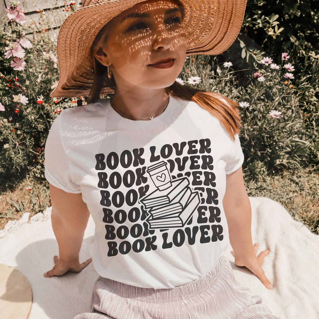 Book Lover Svg Cut File Cricut Png Sublimation Design, Book Stack Svg ...