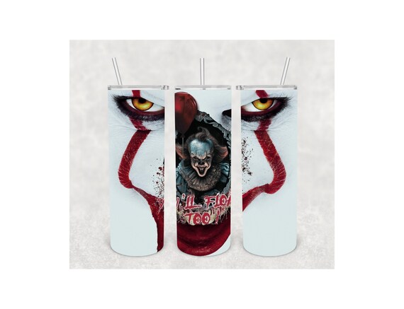 Creepy Clown 0z Tumbler Wrap