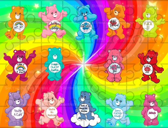 3 Swear Bear 120 peice Puzzle Designs