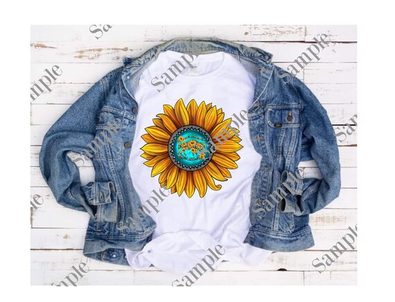 Wild and Free Sunflower png file