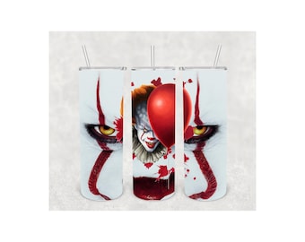 Creepy Clown 20oz Tumbler Wrap