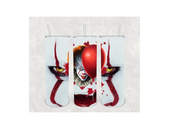 Creepy Clown 20oz Tumbler Wrap
