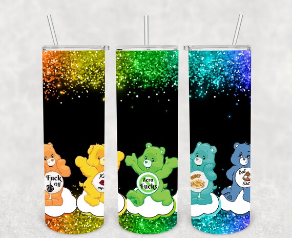 20oz Sublimation Tumbler Swear Bears sassy bold and down right hilarious. Makes a great gift guaranteed to keep them laughing.