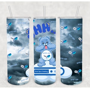 Swear Bear Skinny 20oz Tumbler Wrap