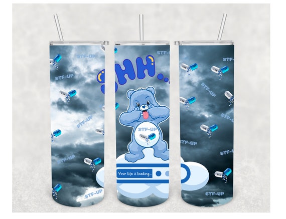 Swear Bear Skinny 20oz Tumbler Wrap