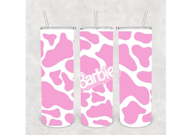 Cow Barbie 20oz Sublimation Tumbler Wrap Bundle of four
