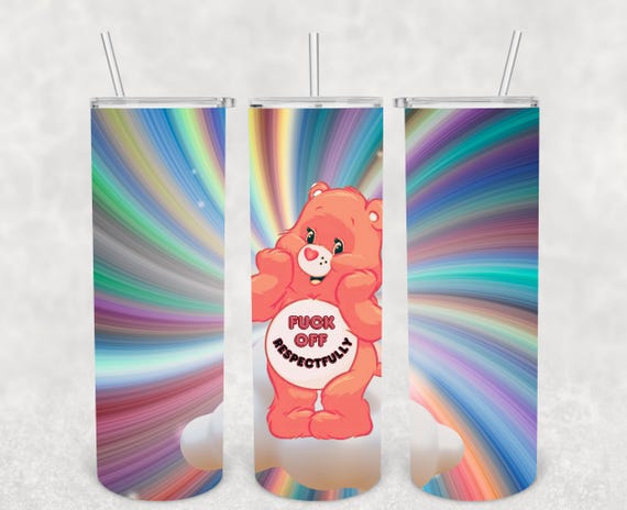 20oz Sublimation Tumbler Swear Bears sassy bold and down right hilarious. Makes a great gift guaranteed to keep them laughing.