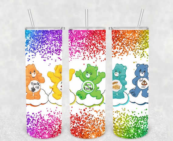 20oz Sublimation Tumbler Swear Bears sassy bold and down right hilarious. Makes a great gift guaranteed to keep them laughing.
