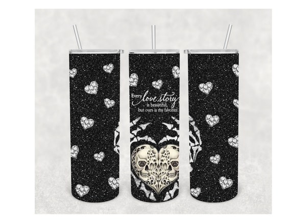 Every Love Story is Beautiful But Ours Is My favorite Valentines 20oz Sublimation Tumbler Wrap