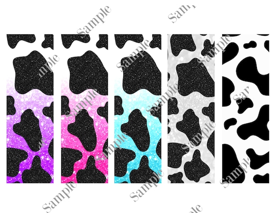 Glitter Cow Print Pen Wraps