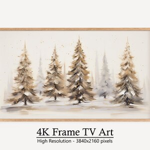 Frigid Beauty, Digital Wintry Art for Samsung Frame, TV Cold Display