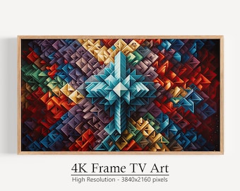 Samsung Frame TV abstracte kunst, abstracte kunst TV Frame, Instant Art digitale download