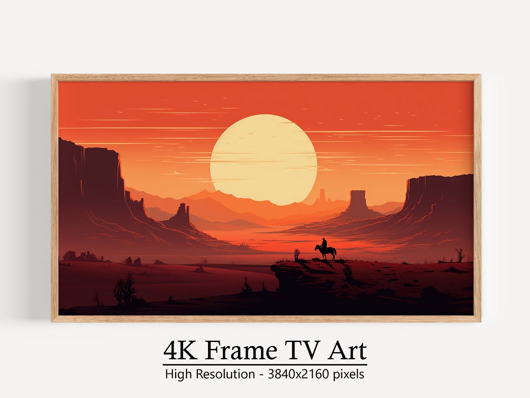 Samsung Frame Digital Art, Minimalist Art Theme, Desert Frame TV Art Etsy