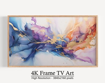 Abstract Art for Samsung Frame TV, Contemporary Digital, LG TV Art Abstract, Instant Download