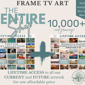Frame TV Art Set 7500, Vintage Art Collection, Complete Famous Art Bundle, Vintage TV Art, Vertical TV Art, Samsung Art, Digital Download image 10