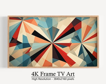 Arte astratta Samsung Frame TV, arte astratta moderna, download istantaneo