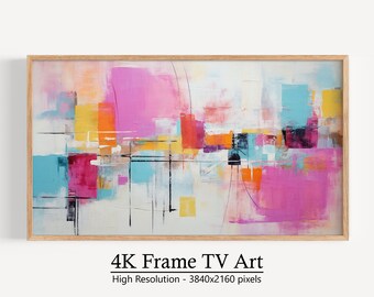 Samsung Frame TV Abstract Art, Digital Download, Instant Digital Artwork, Contemporary Design