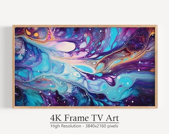 Modern Abstract Samsung Frame TV Art, Digital Download TV Art, Minimalist Contemporary Design