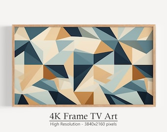 モダンな抽象サムスンフレームテレビアート、4Kインスタントデジタルアートワーク