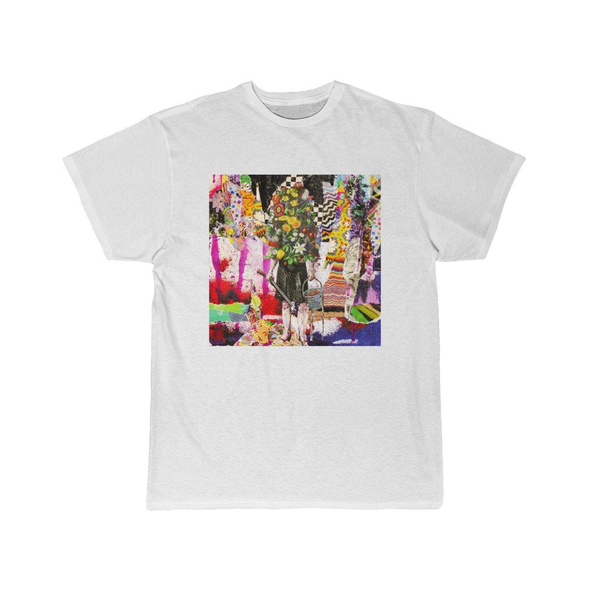 Unisex Art MixedMedia Print TShirt Hidden Etsy