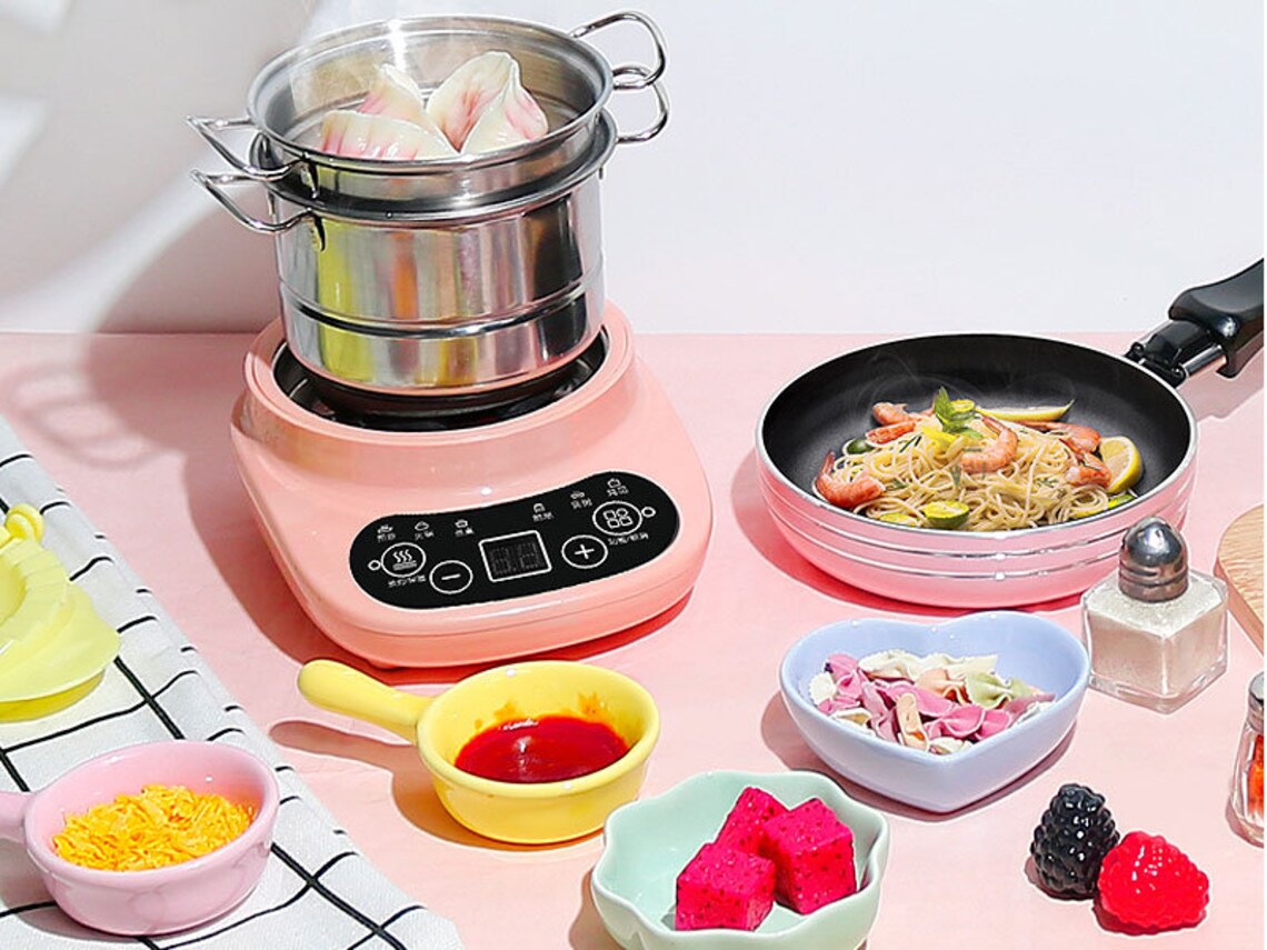 1SET REAL MINIATURE COOKING kitchen set include stove and all Etsy