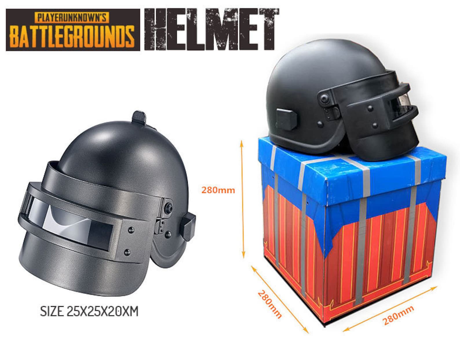 PUBG PlayerUnknown's Battlegrounds 1:1 Three Level Helmet | Etsy