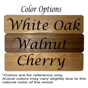 Personalized Beer Tap Handle: Chalkboard, Walnut, Cherry or White Oak afbeelding 5