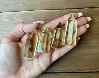 High Quality Citrine Towers, High Clarity Points, AA Grade Citrine, Prosperity and Abundance Crystal, Solar Plexus Chakra
