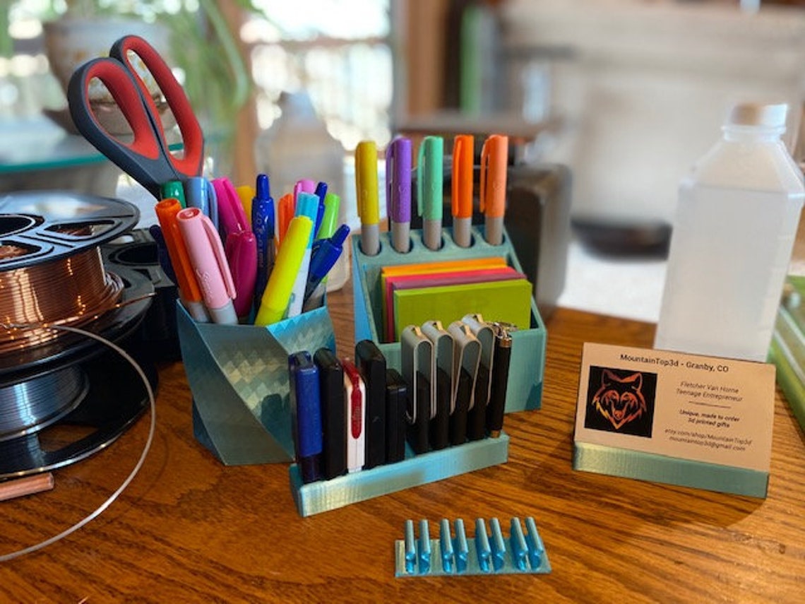 3d Printed Office Storage Gadgets Bundle read Description W/multiple