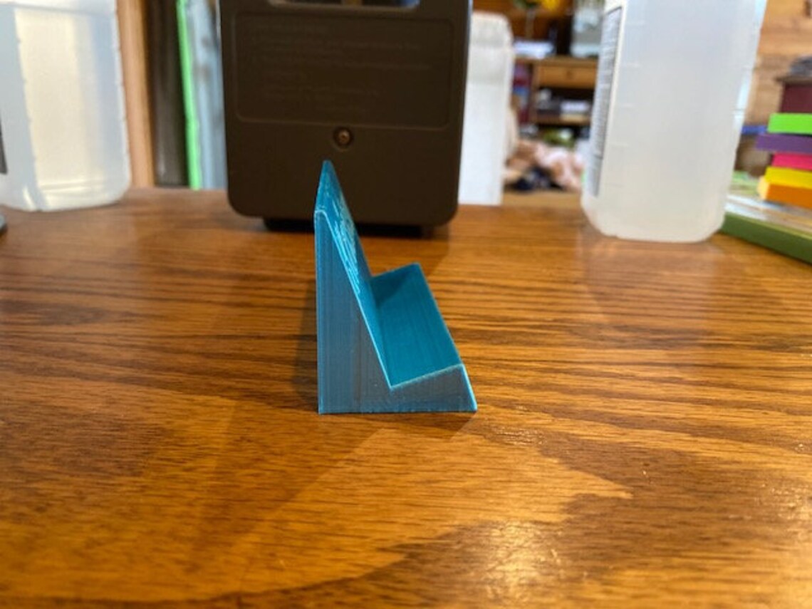 3d Printed Business Card Stand W/ CUSTOM ENGRAVING Office / Etsy