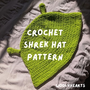 Patroon gehaakte Shrek-muts: pdf-download
