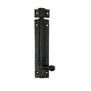 Shristy Hardware 6 inch &quot;Elishua&quot; Black Antique Iron Door Bolt