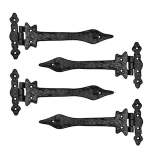 Shristy Hardware &quot;Edna&quot; Black Antique Iron Tee Hinge