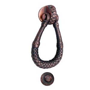 Shristy Hardware &quot;Segub&quot; Black Antique Iron Door Knocker