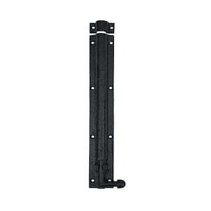 Shristy Hardware 24 inch &quot;Elishua&quot; Black Antique Iron Door Bolt