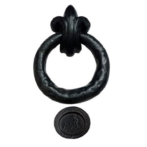 Shristy Hardware &quot;Brad&quot; Black Antique Iron Door Knocker