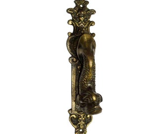 Shristy Hardware "Dagon" Aldaba decorativa para puerta de hierro