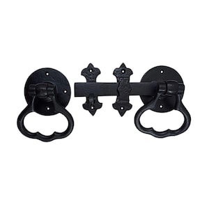 Shristy Hardware &quot;Tahath&quot; Black Antique Iron Gate Latch