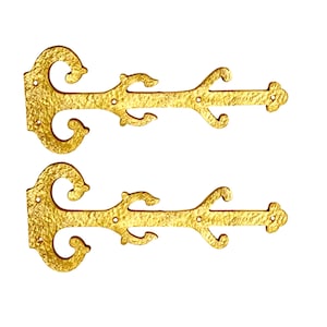 Shristy Hardware 18 inch &quot;Alfred&quot; Decorative Brass False Hinge